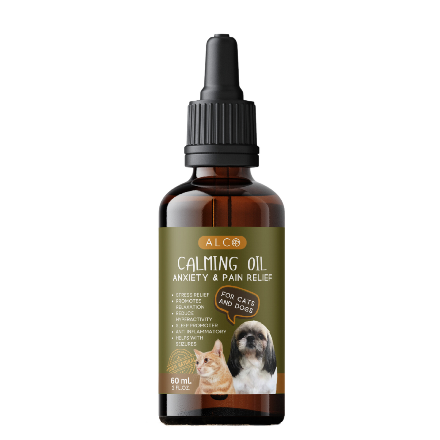 Alco Calming Drops for Cats and Dogs 60ml