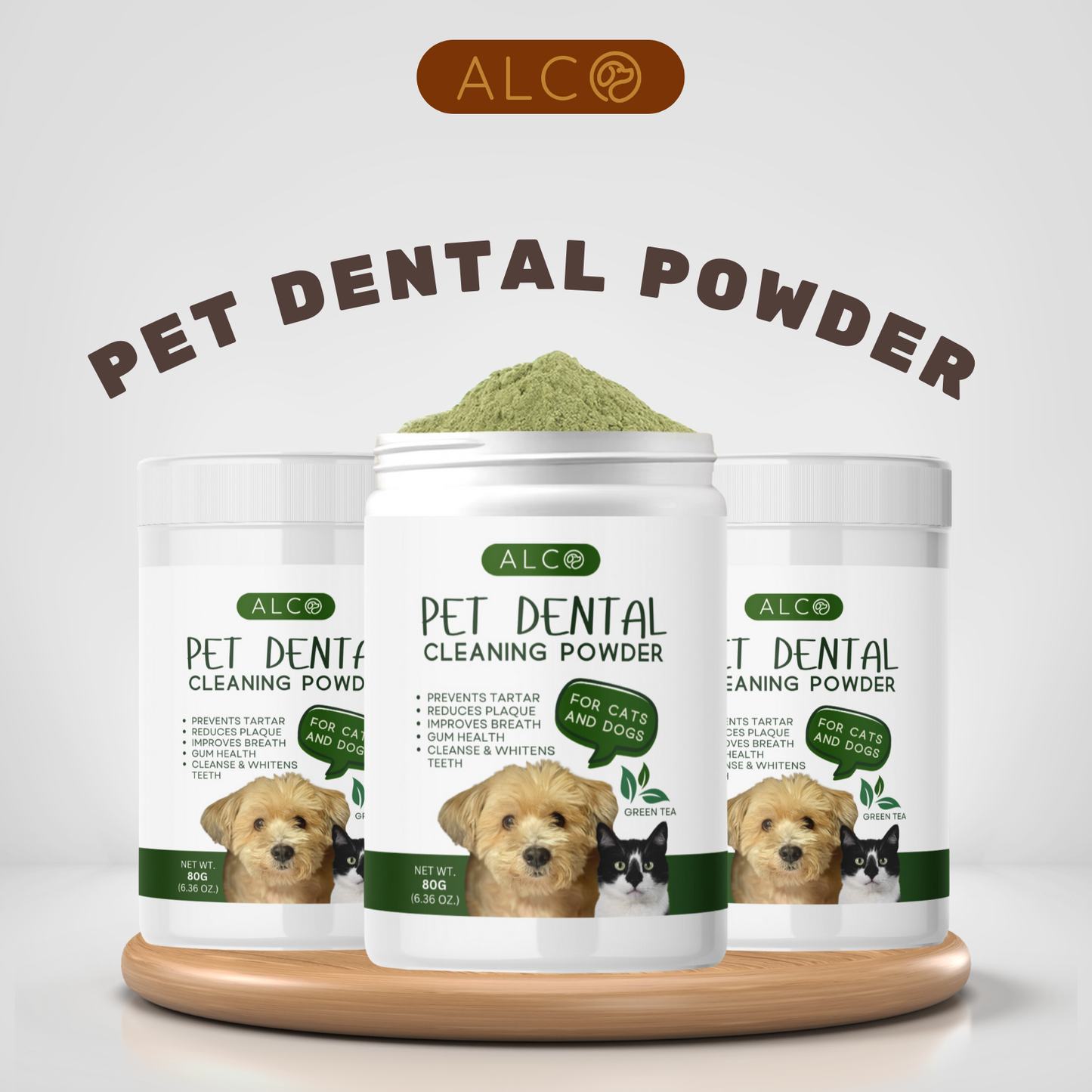 Alco Pet Dental Cleaning Powder 80G