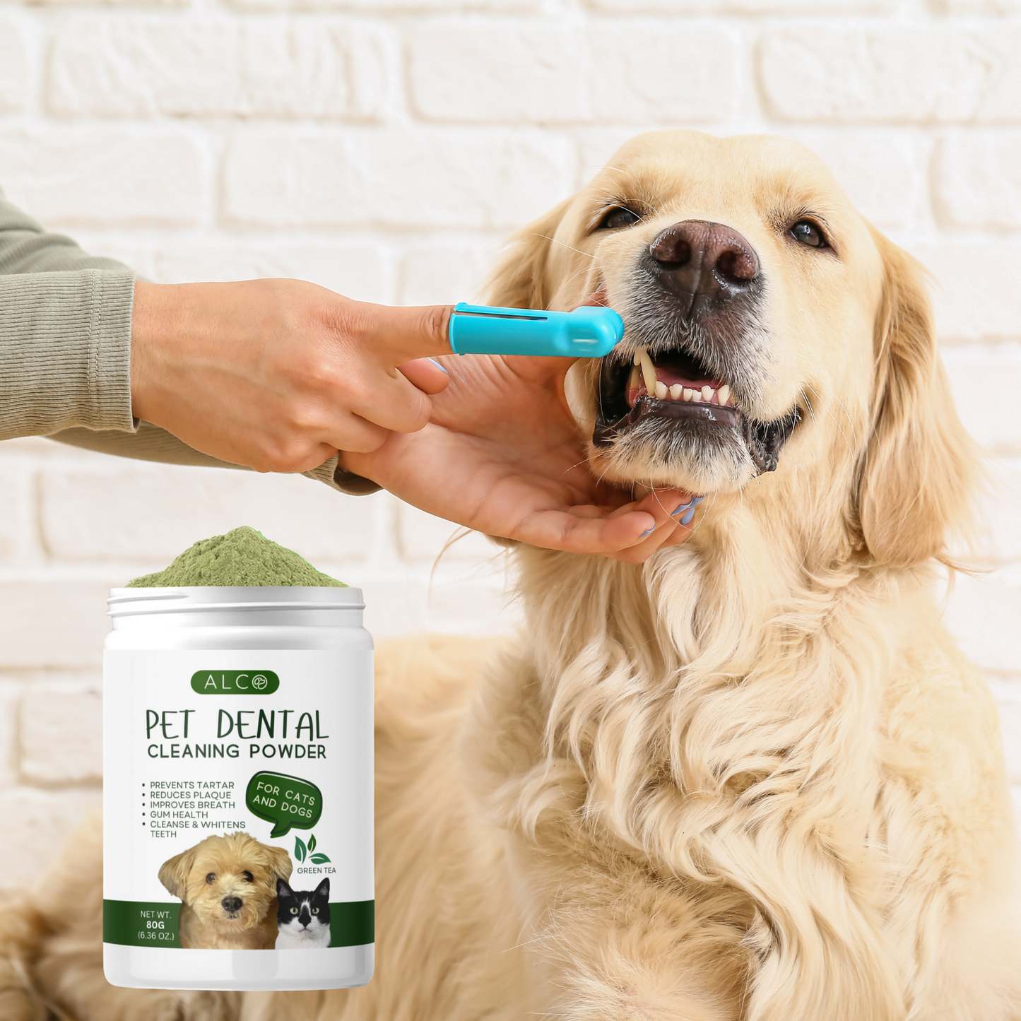 Alco Pet Dental Cleaning Powder 80G
