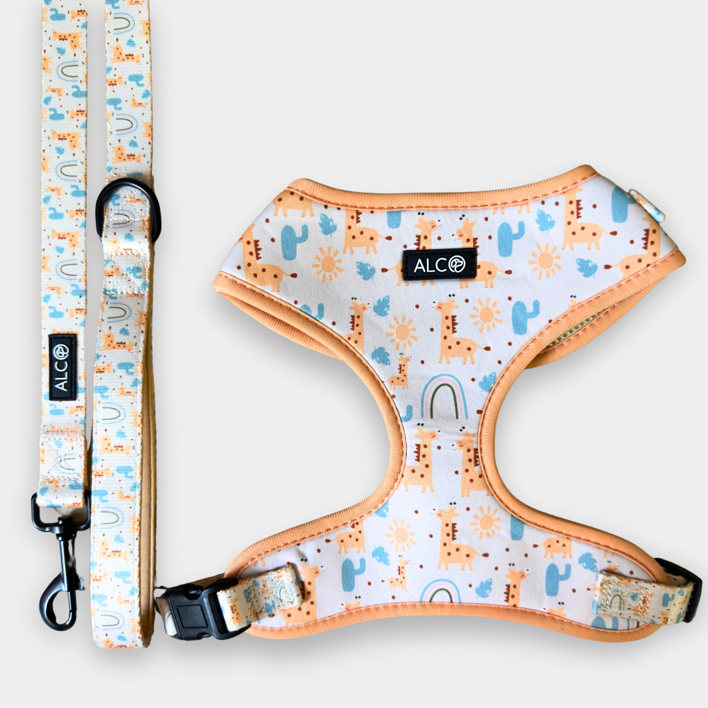 LARGE Alco Walkies: Harness and Leash Set