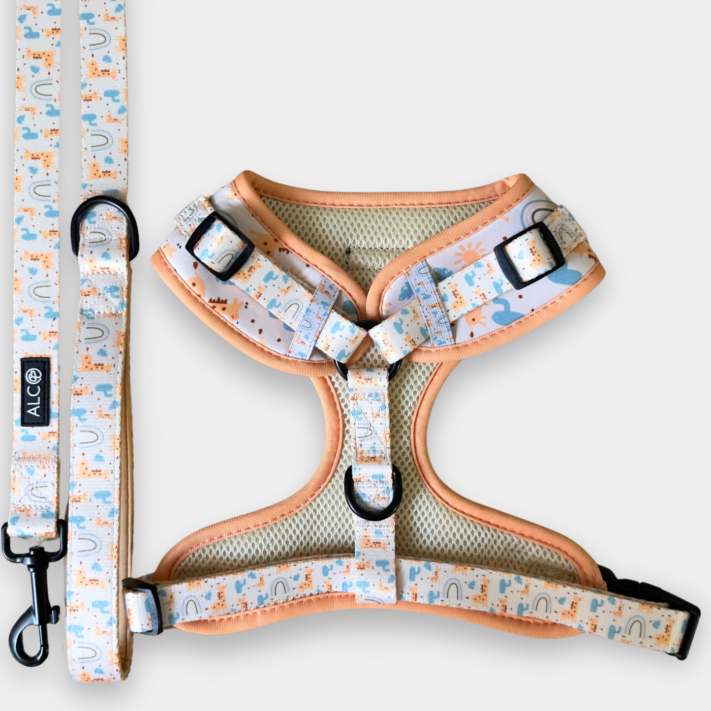 LARGE Alco Walkies: Harness and Leash Set