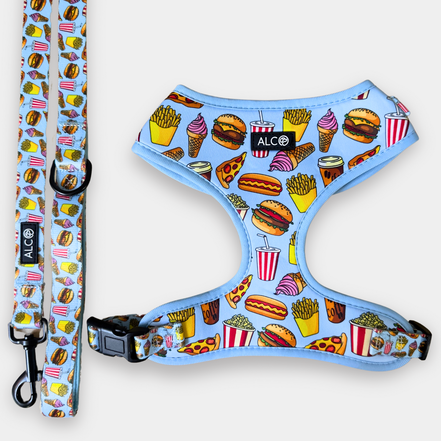 LARGE Alco Walkies: Harness and Leash Set