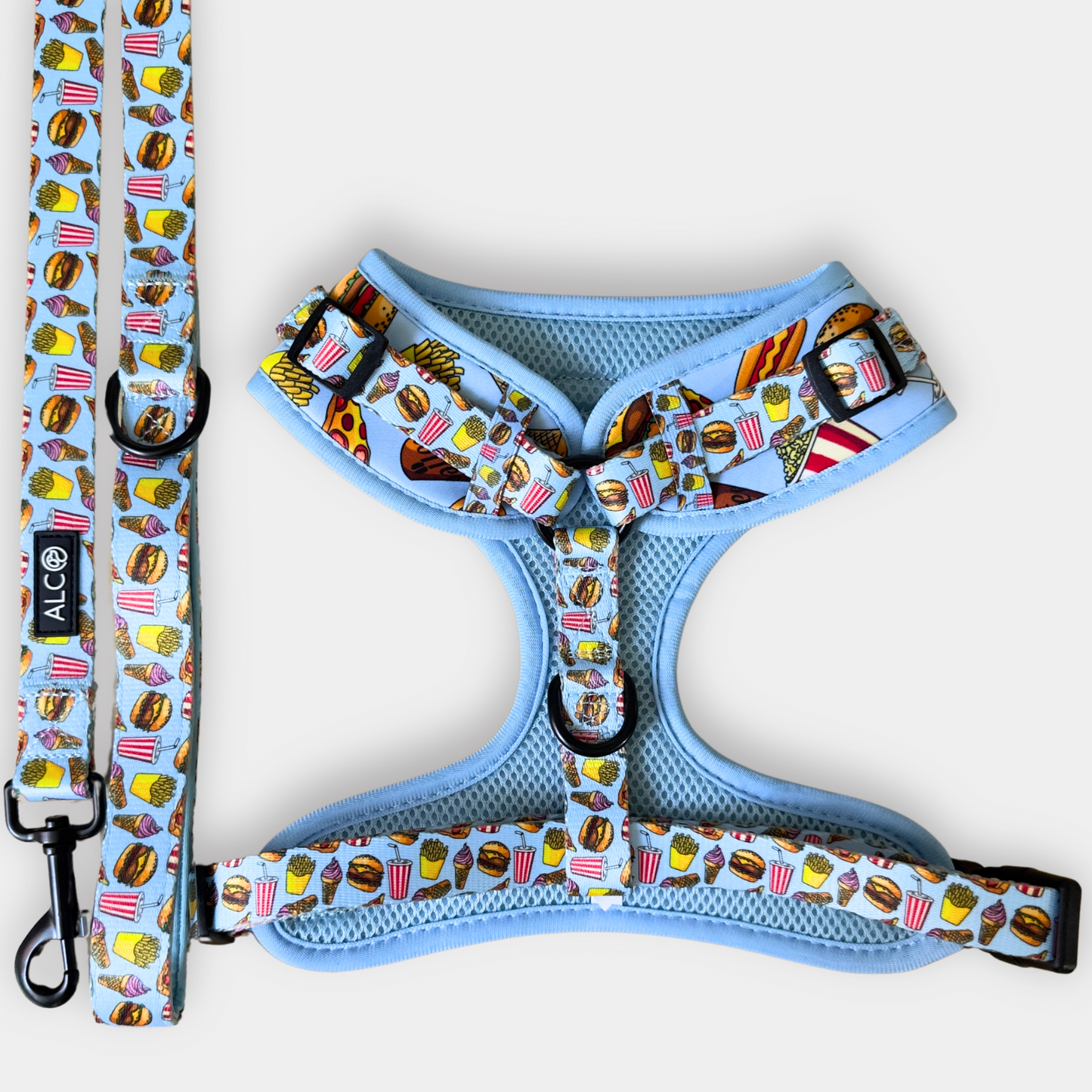 LARGE Alco Walkies: Harness and Leash Set