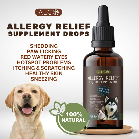 Alco Allergy Relief Drops for Cats and Dogs 60ml