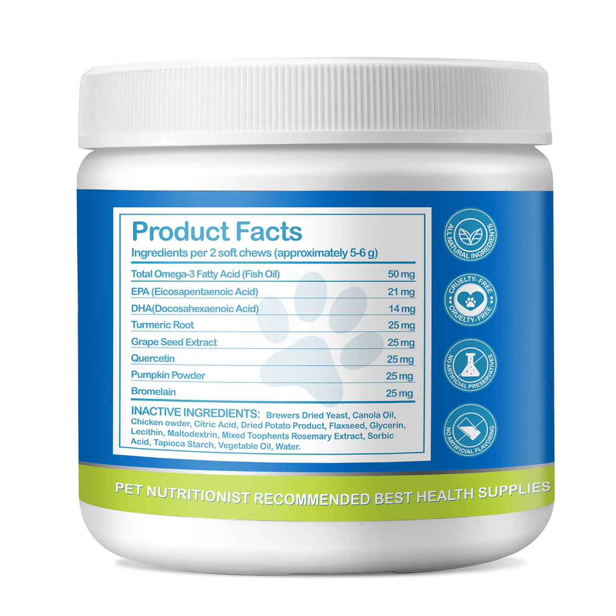 Worafy Allergy Relief Immune Chews (300g, 120 pcs)