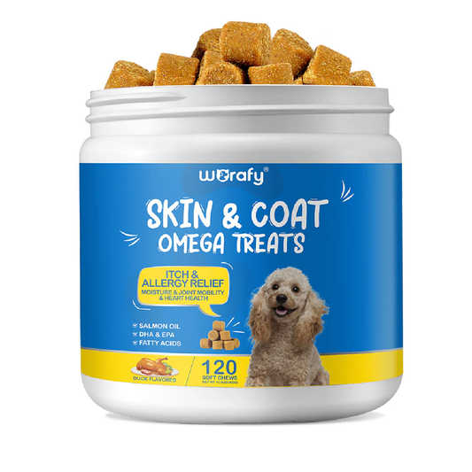Worafy Skin & Coat Omega Treats (300g, 120 pcs)