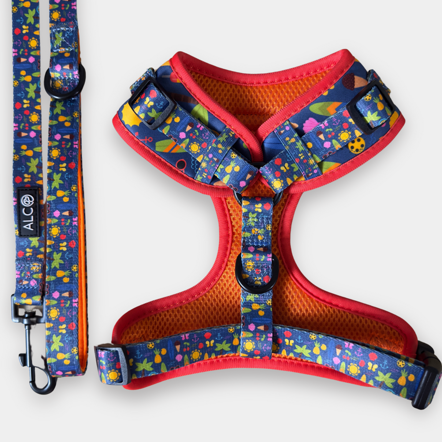 MEDIUM Alco Walkies: Harness and Leash Set