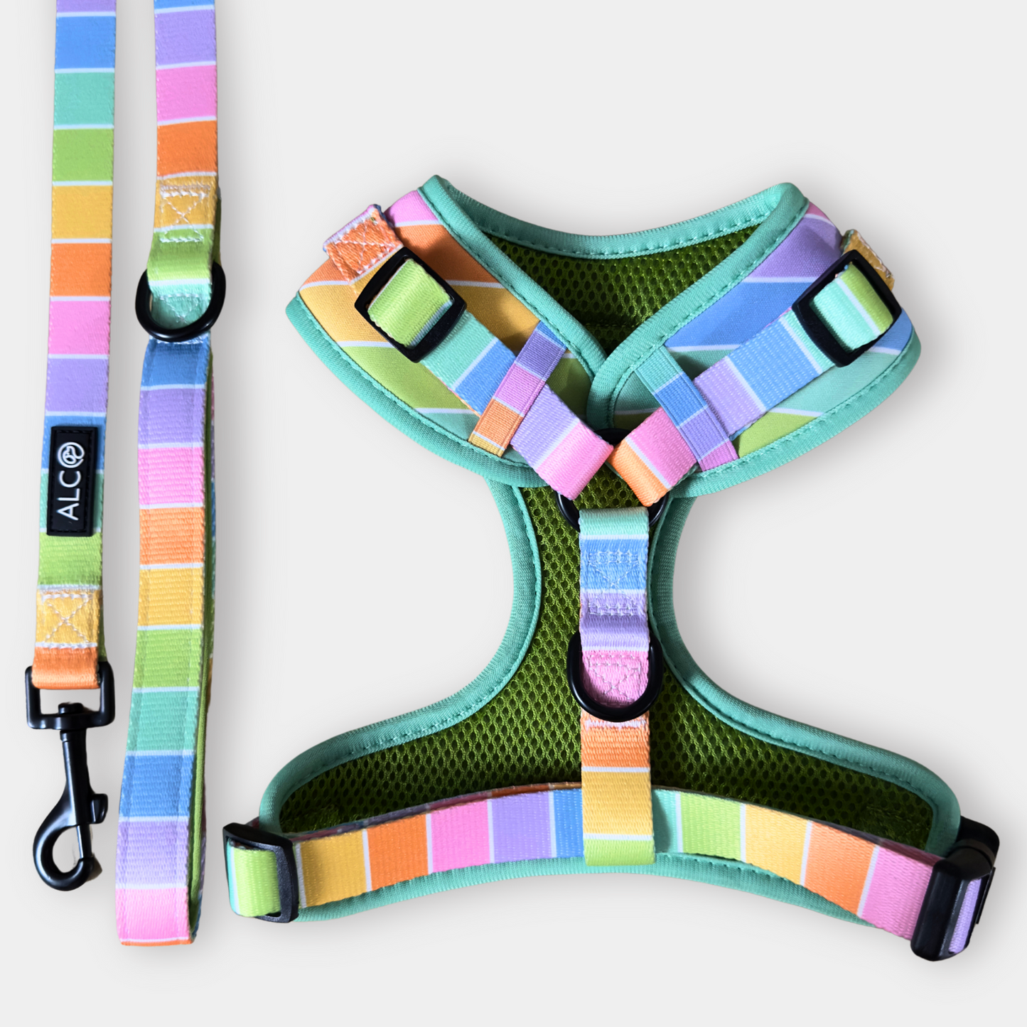 MEDIUM Alco Walkies: Harness and Leash Set