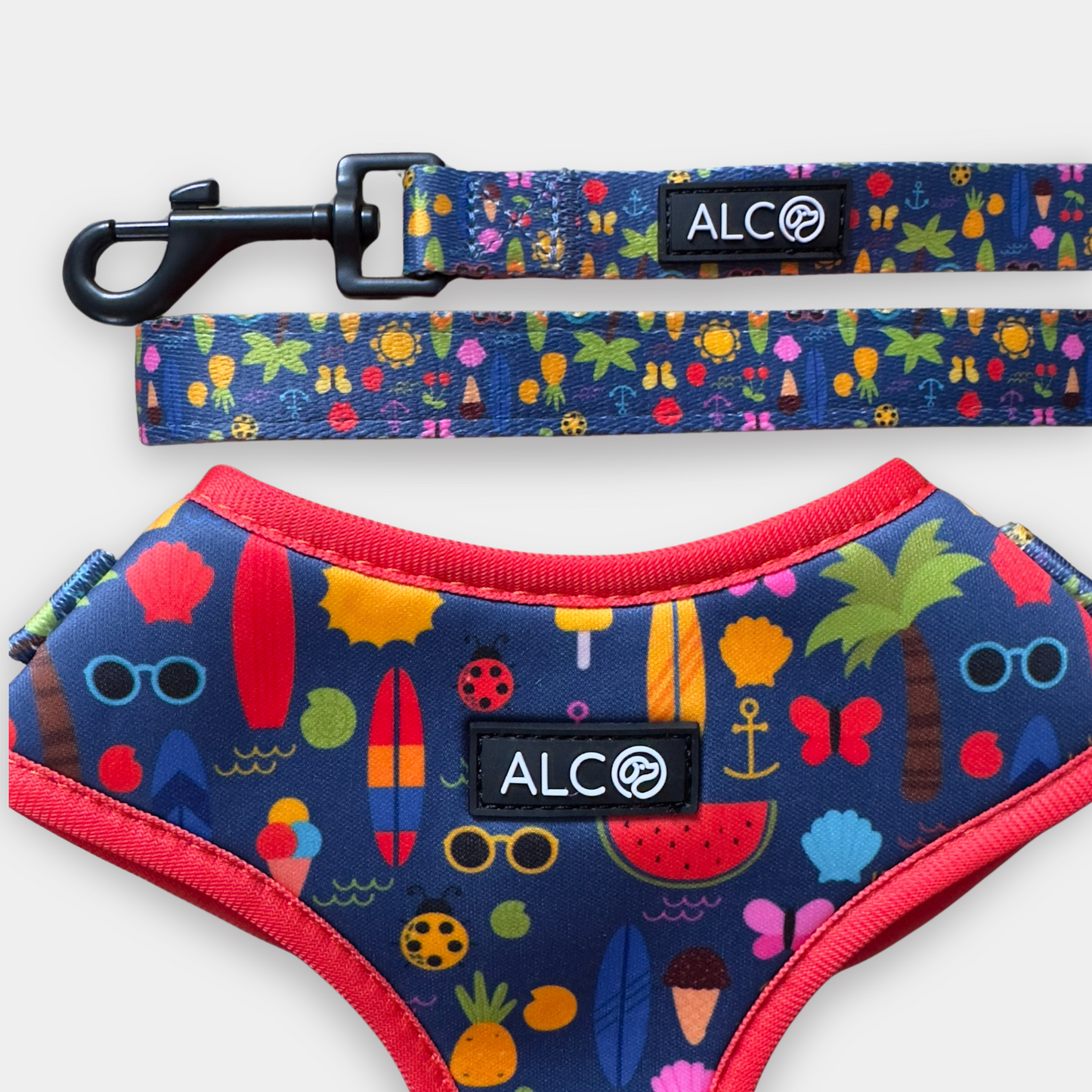 MEDIUM Alco Walkies: Harness and Leash Set
