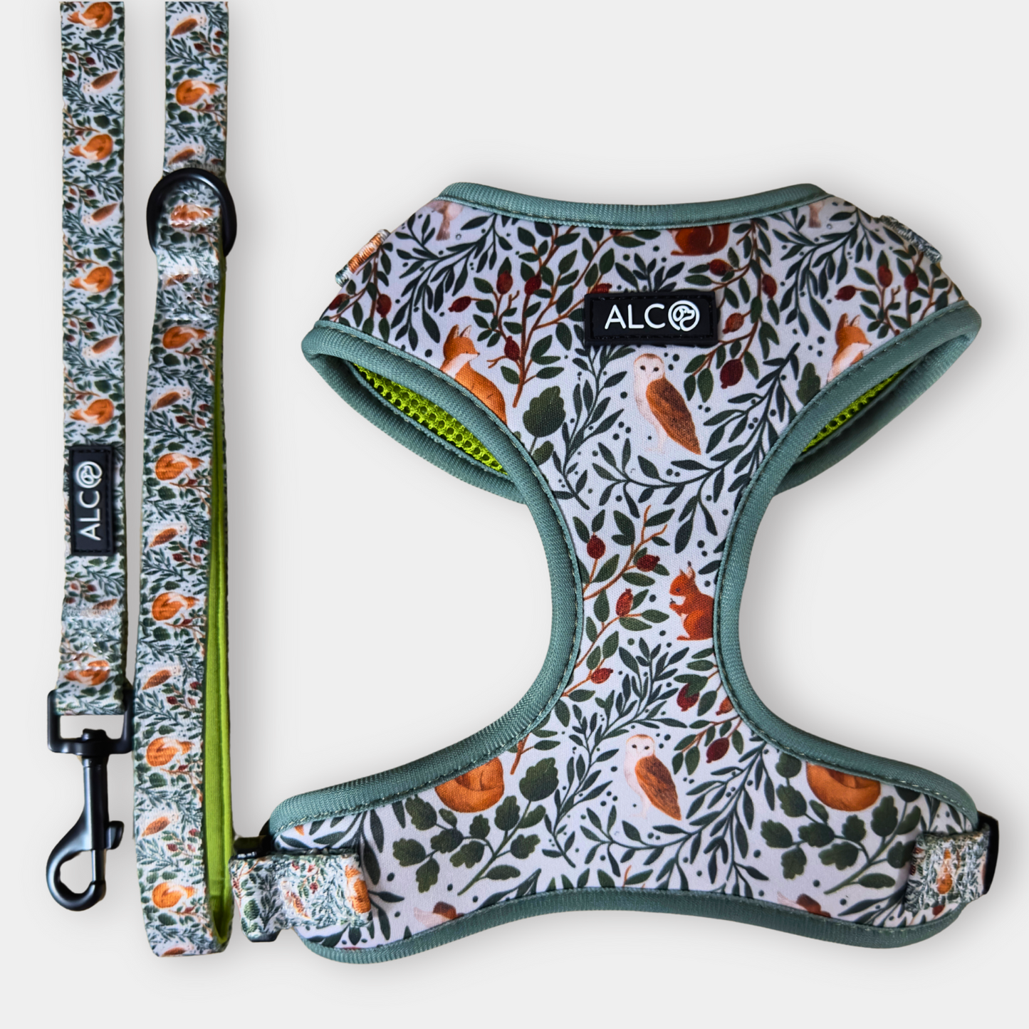 MEDIUM Alco Walkies: Harness and Leash Set