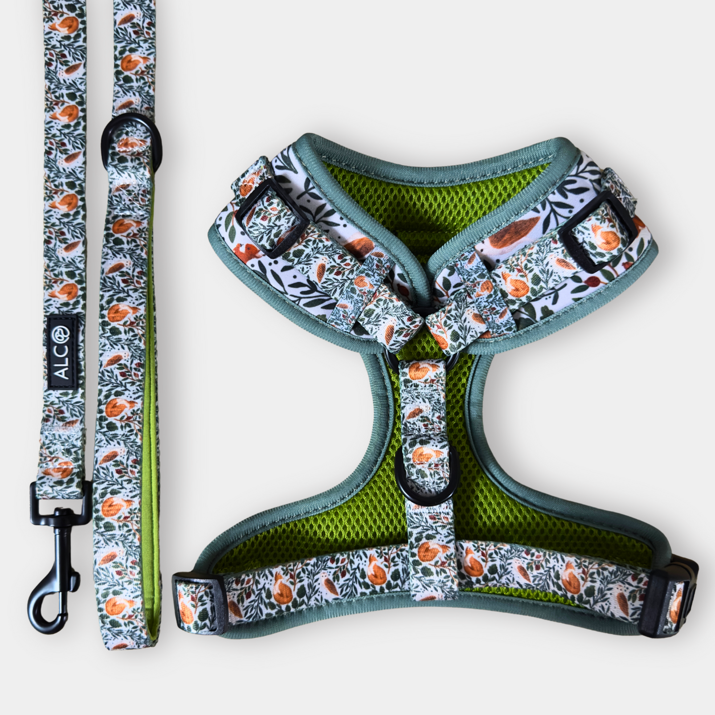 MEDIUM Alco Walkies: Harness and Leash Set