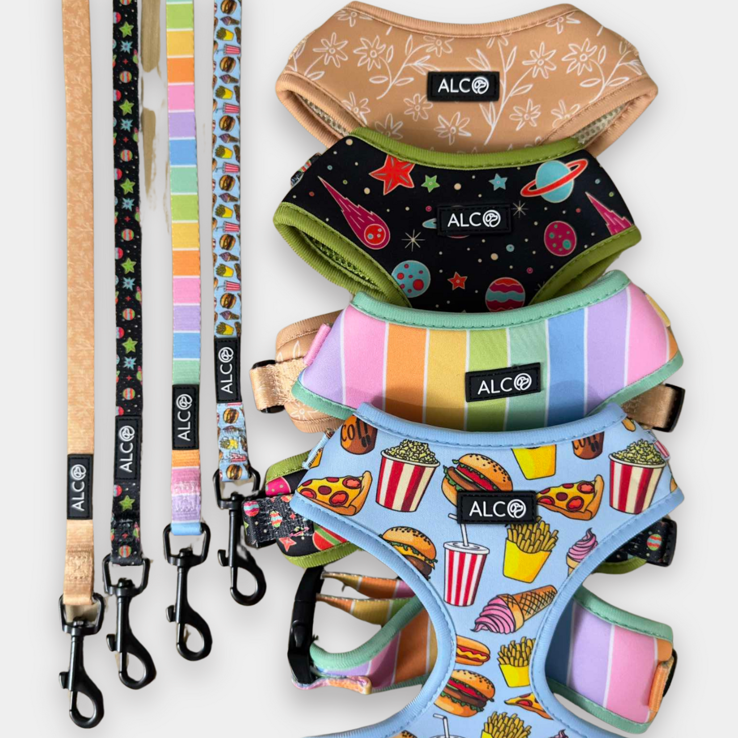 SMALL Alco Walkies: Harness and Leash Set