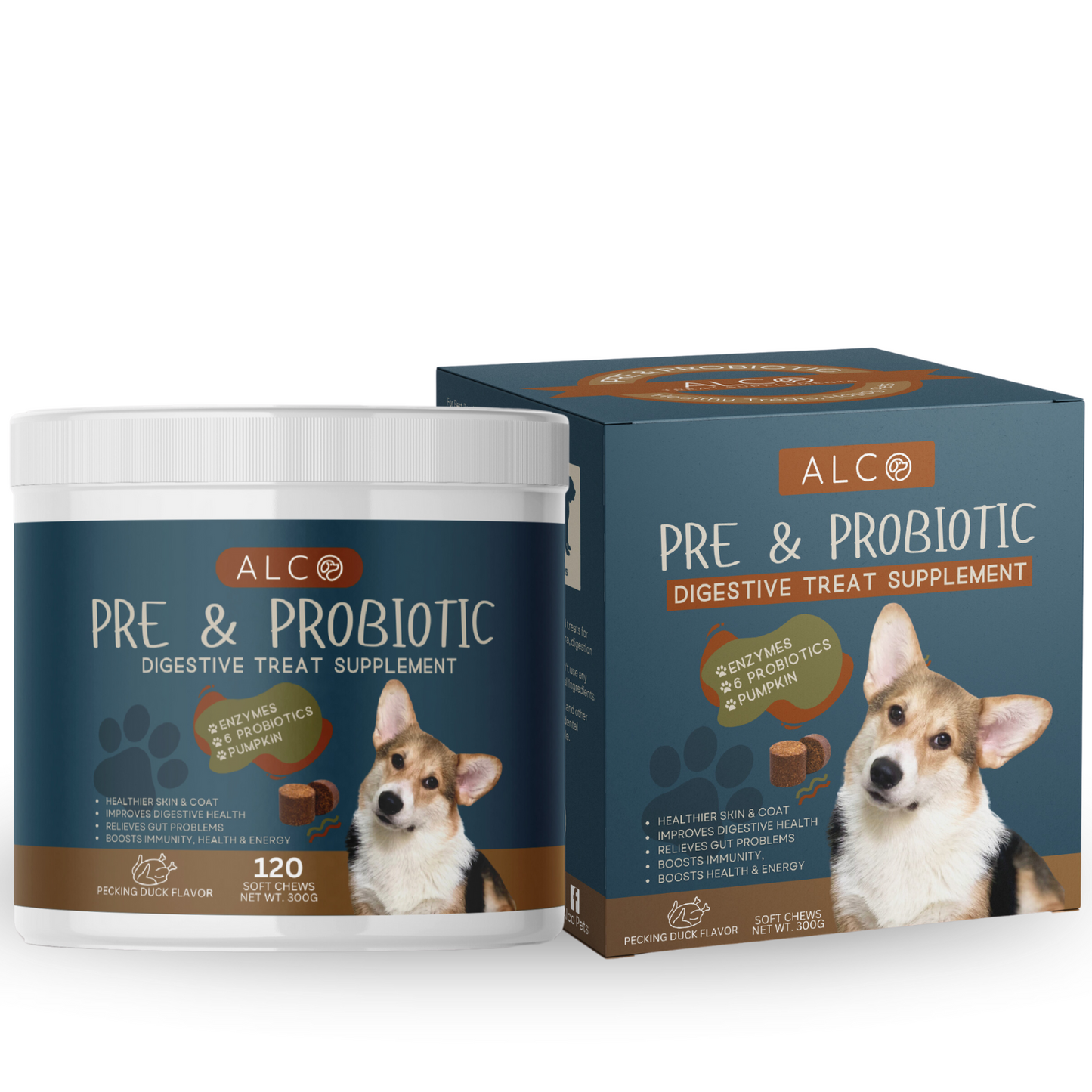 Alco Pre & Probiotic Digestive Treat Supplement (300g, 120 pcs)