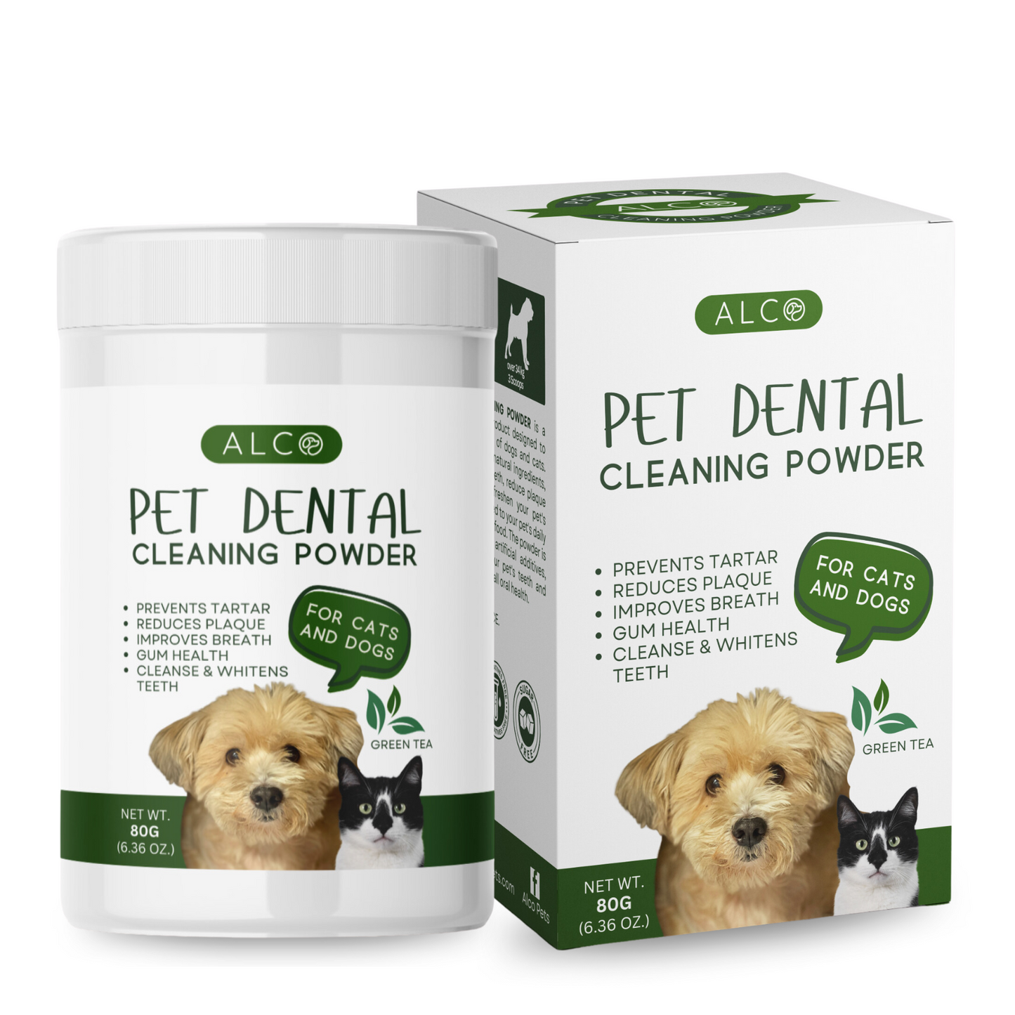 Alco Pet Dental Cleaning Powder 80G