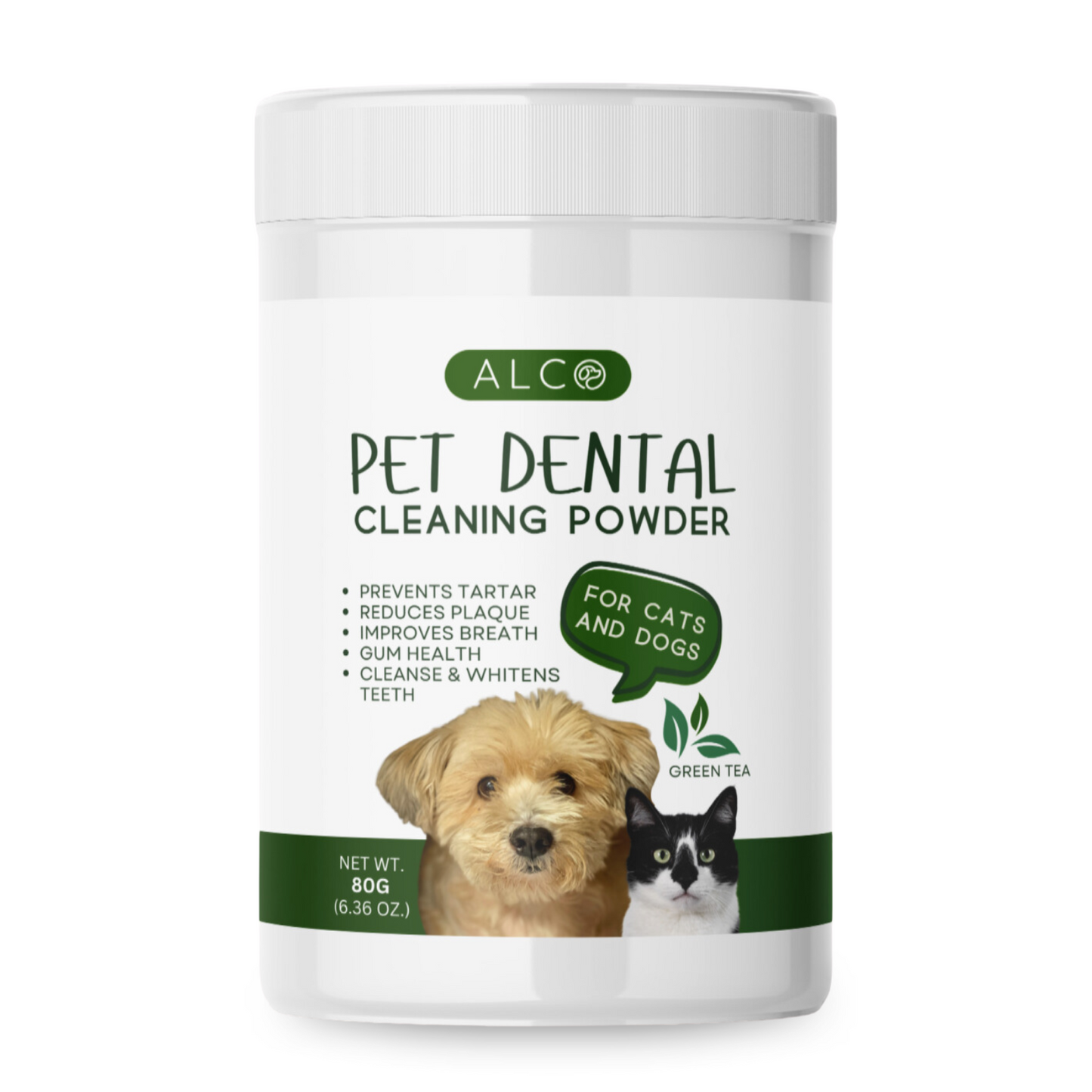 Alco Pet Dental Cleaning Powder 80G