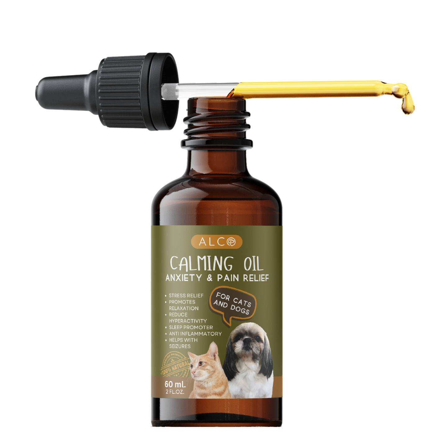 Alco Calming Drops for Cats and Dogs