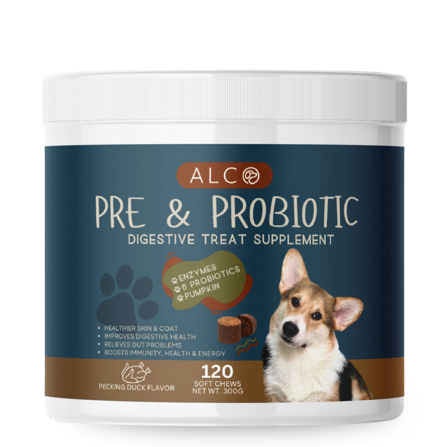 Alco Pre & Probiotic Digestive Treat Supplement