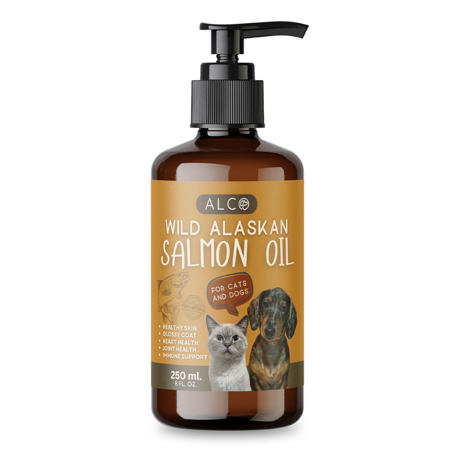 Alco Wild Alaskan Salmon Oil for Cats and Dogs